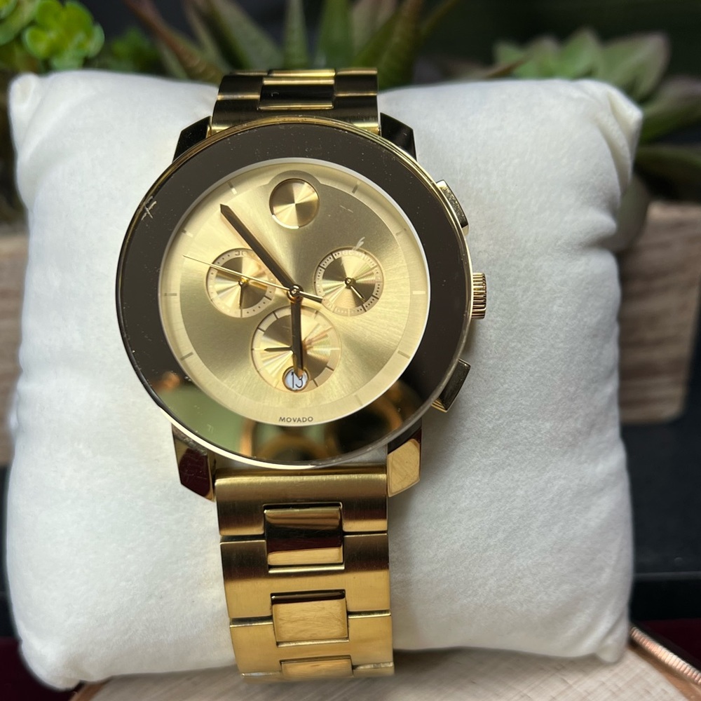 Movado Bold Chronograph Watch View 3